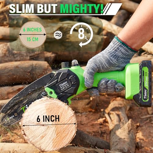 6 Inch Cordless Mini Electric Chainsaw D7886