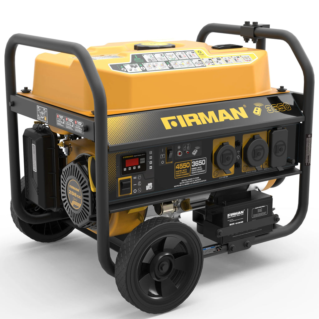 Gas Powered 4550-3650W Portable Generator with Wheel Kit F462201