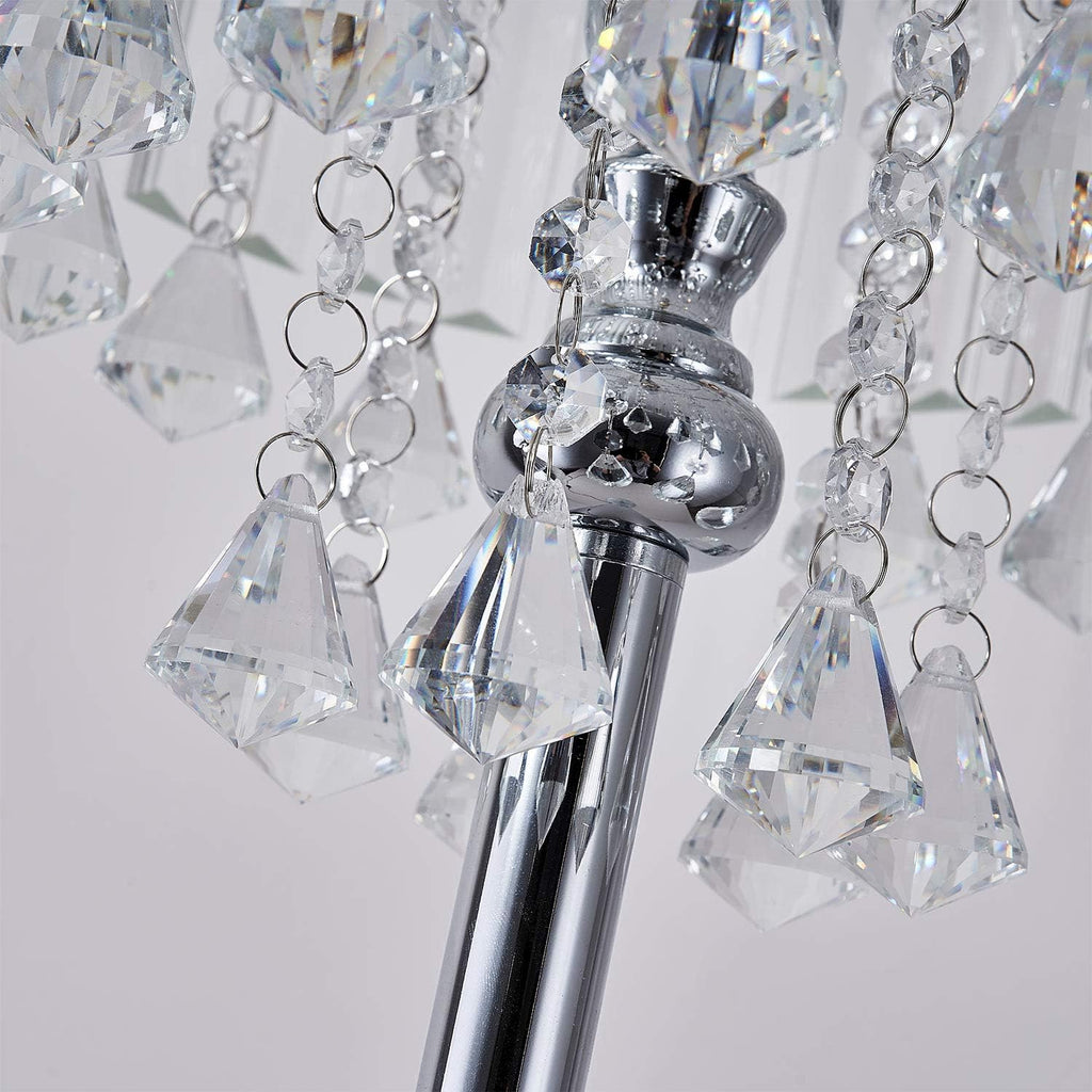 Chrome Crystal 3-Lights Floor Lamp K39674