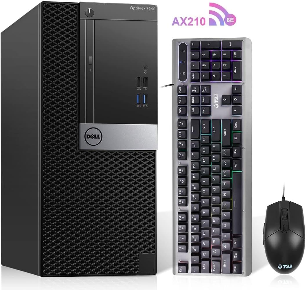 PC Tower Desktop Computer, i5 6500 3.20GHz, 16GB DDR4 Ram, 512GB M.2 NVMe SSD, 1TB HDD, Windows 10 Pro S75189