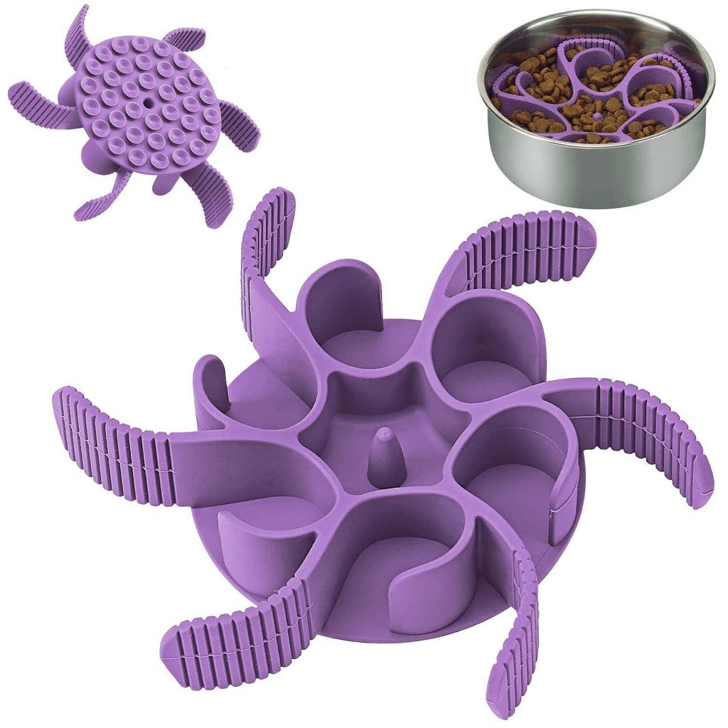 Silicone Spiral Dog Slow Feeder Dog Bowls U79253