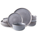 12pc Stoneware Dinnerware Set, Service for 4 Z443100