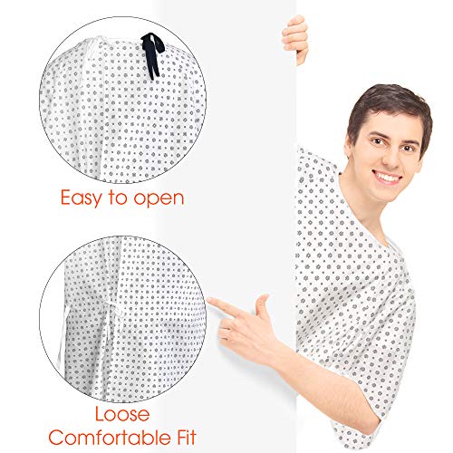 Unisex Patient Gown with Back Ties W208494