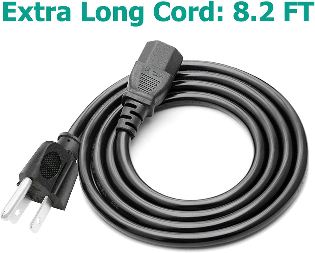 3 prong 8.2ft AC Power Cord Cable G605