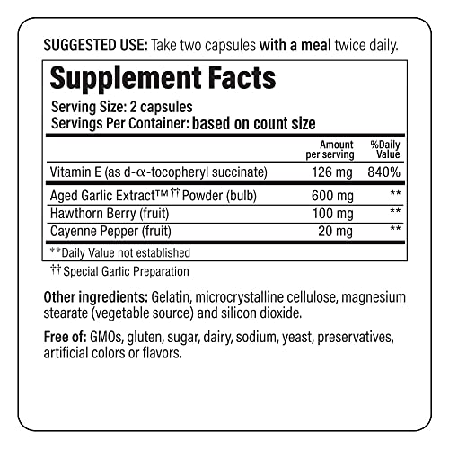 300 Capsules Aged Garlic Extract M863919