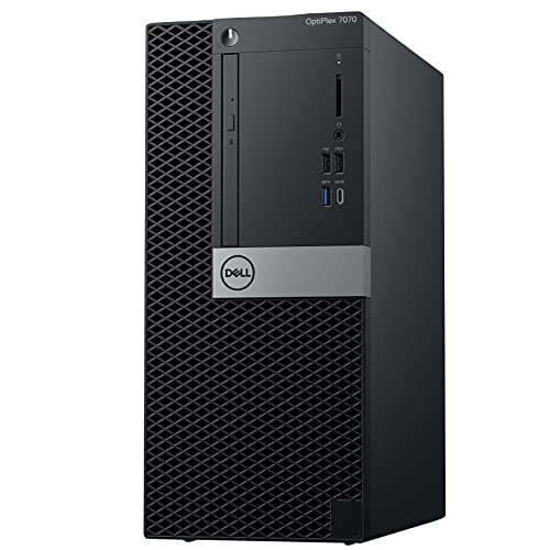 Dell Optiplex 7070 Tower Desktop Computer Intel i7-9700 32GB DDR4 RAM 1TB SSD Windows 11 Pro Internal Wi-Fi 6 PCIe Adapter (Renewed) A699