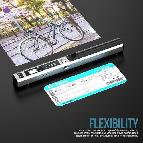 Wireless A4 Document Scanner with 16GB Card F135