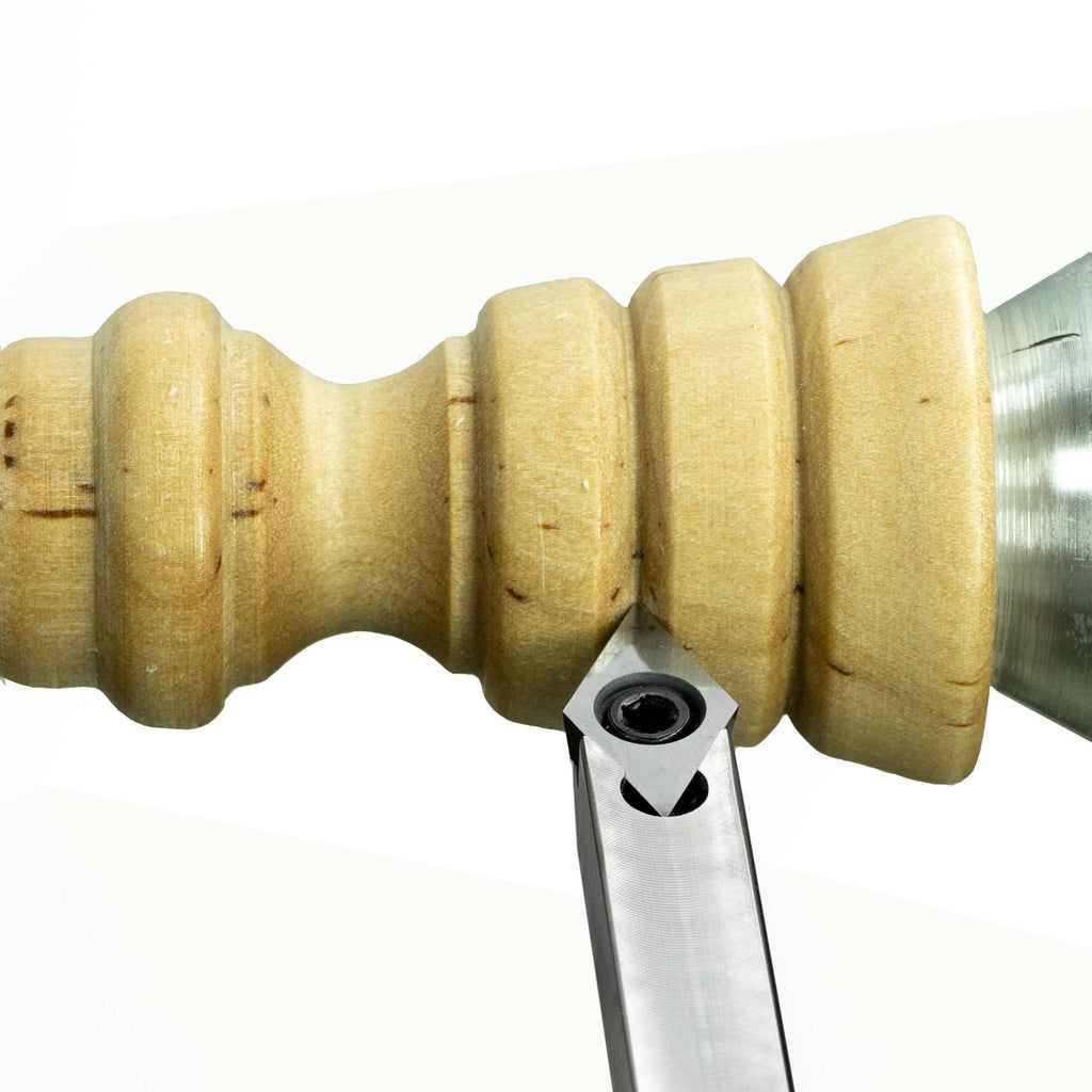 5 Carbide Woodturning Tools with Interchangeable Handle Q360
