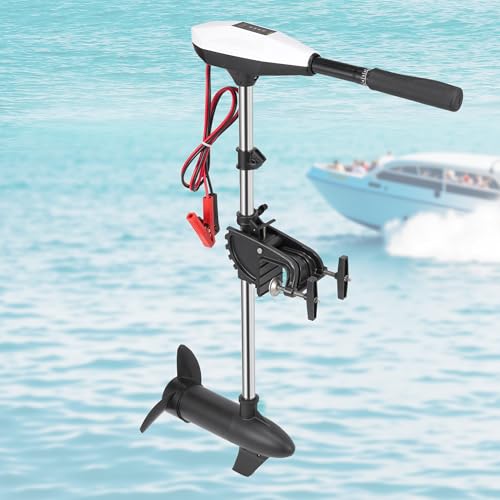 55lb Thrust 8 Speed Electric Outboard Motor with 30'' Shaft C9682
