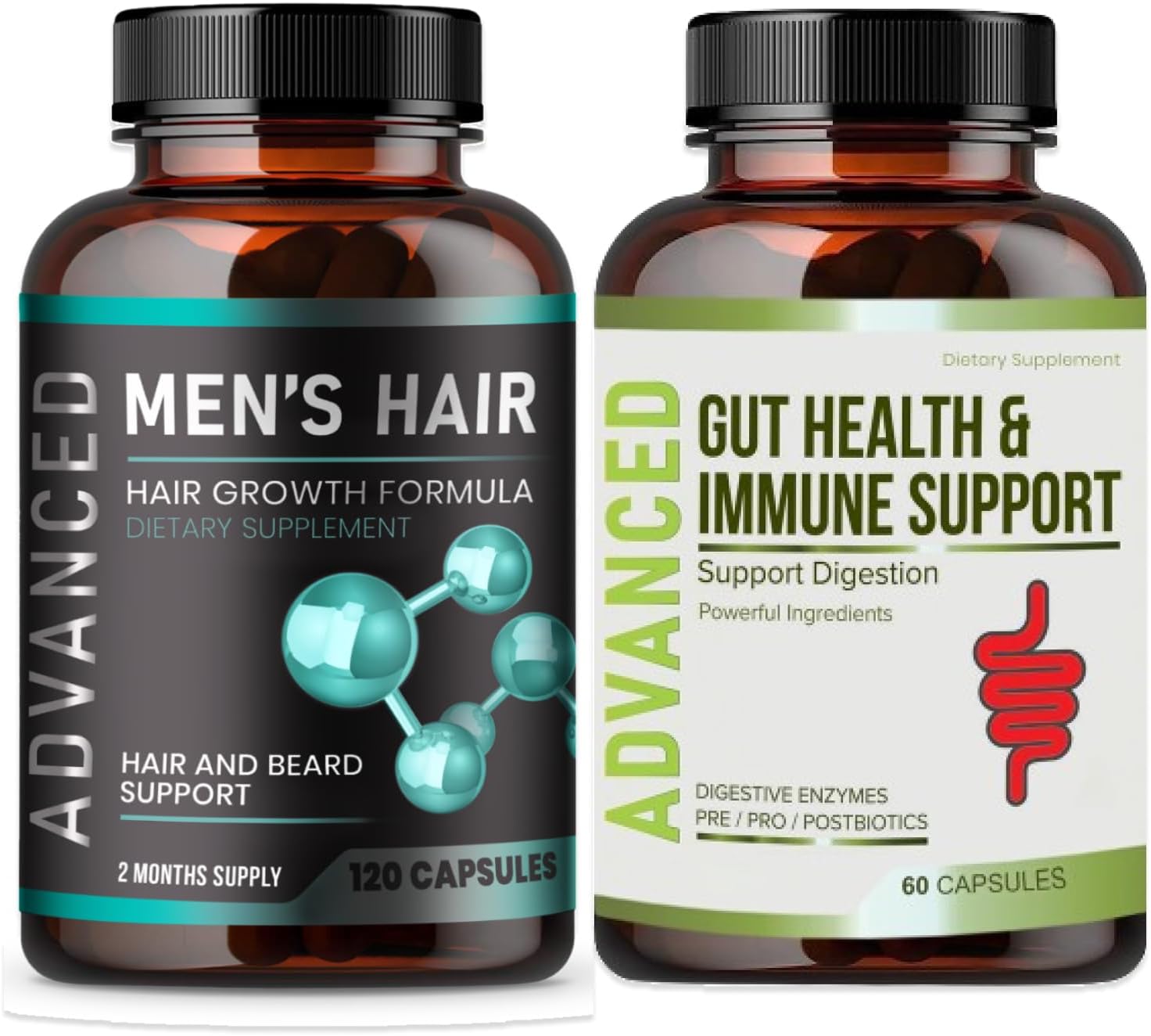 Hair Growth Vitamins, 120 Capsules T6072