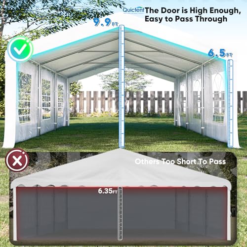 20x20 Heavy Duty Outdoor Canopy Tent with Storage Bags B885379