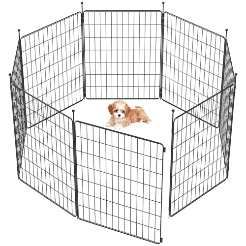 Expandable 24-inch 8 Panels Dog Playpen R16755