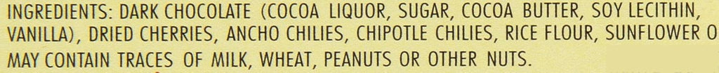 Dark Chocolate Chilies Cherries 3.2 Ounce Pack of 12 T1965
