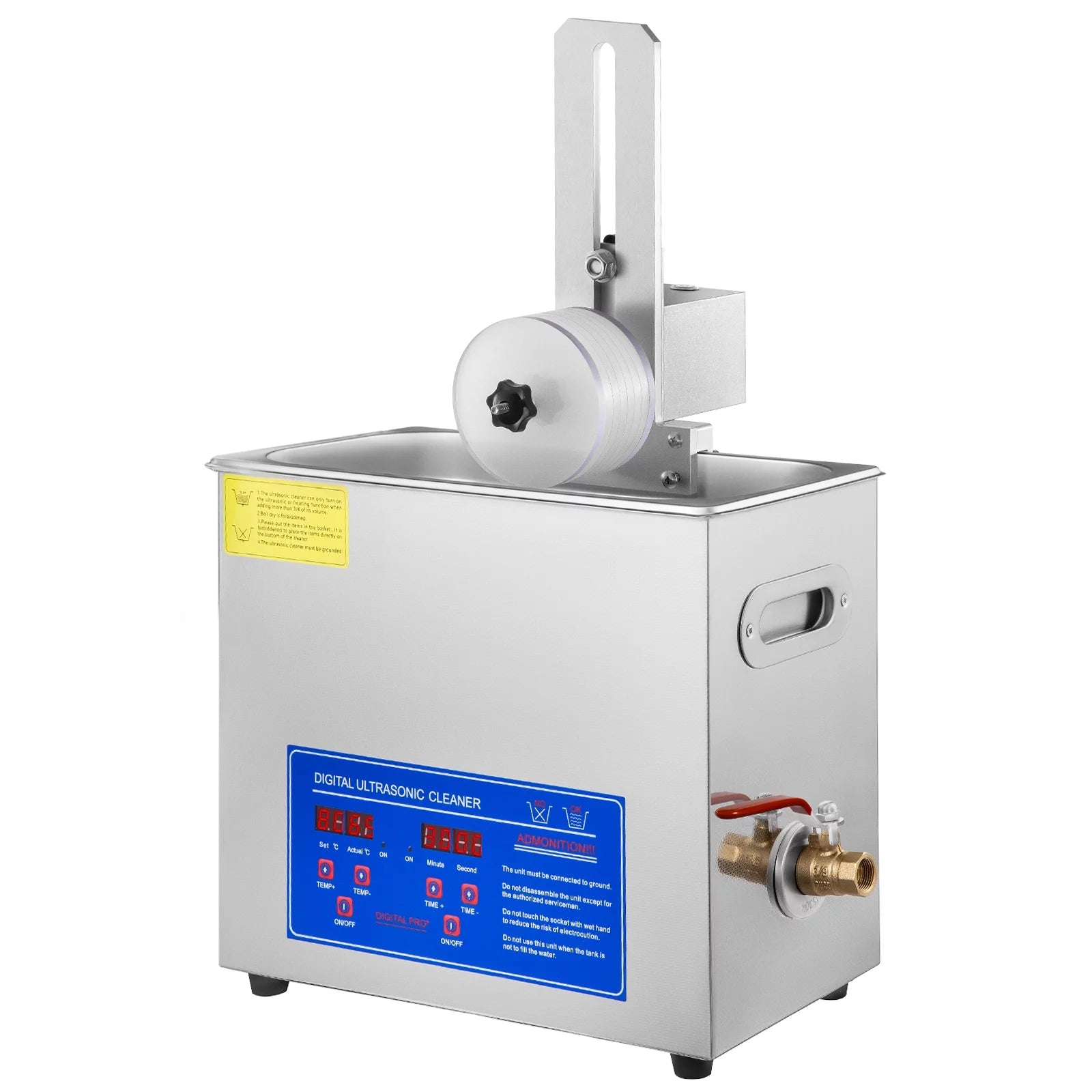 Ultrasonic Cleaner 6L Stainless Steel 200w L29588