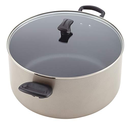 10.5-Quart Aluminum Nonstick Covered Stockpot O3443