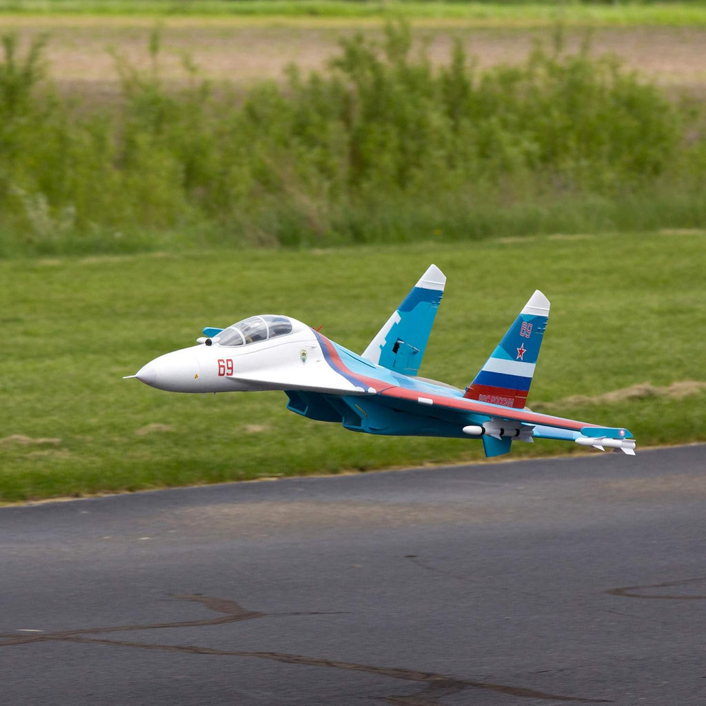 RC Airplane SU-30 Twin 70mm EDF BNF Basic 1100mm S843