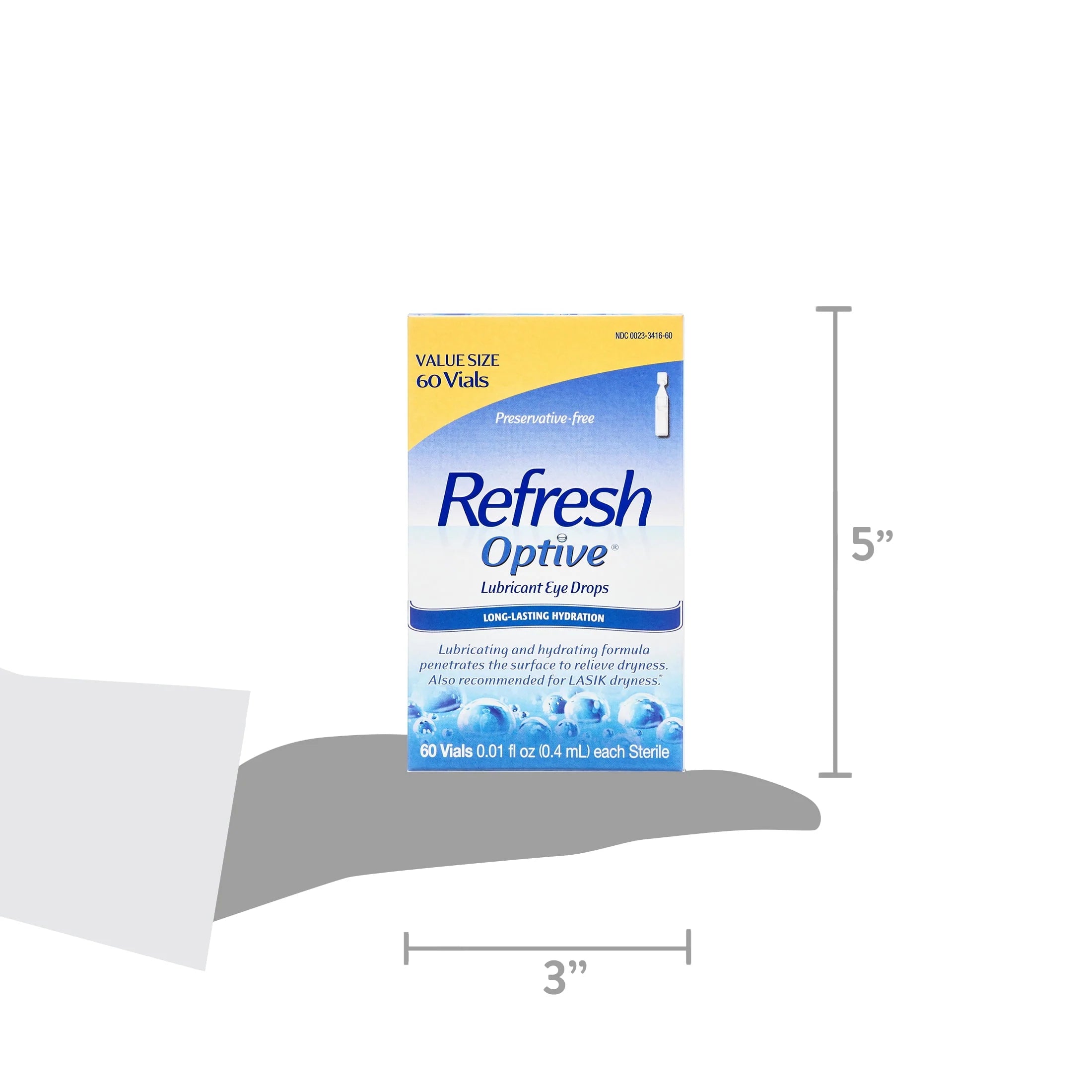 60 Count 0.4 ml Lubricant Eye Drops T928