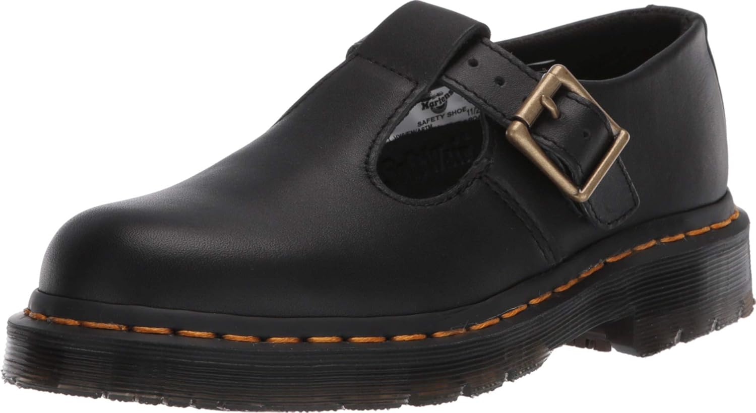 Black Soft Toe Slip Resistant Mary Jane O499811