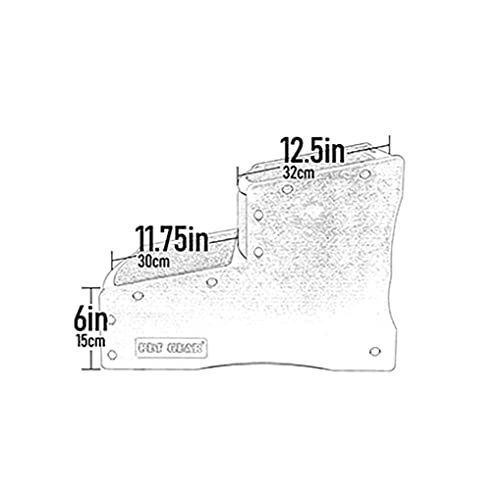 Chocolate 2-Step Pet Stairs V8932
