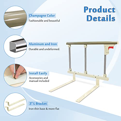 Collapsible Half Bedrails for Hospital Bed V845436