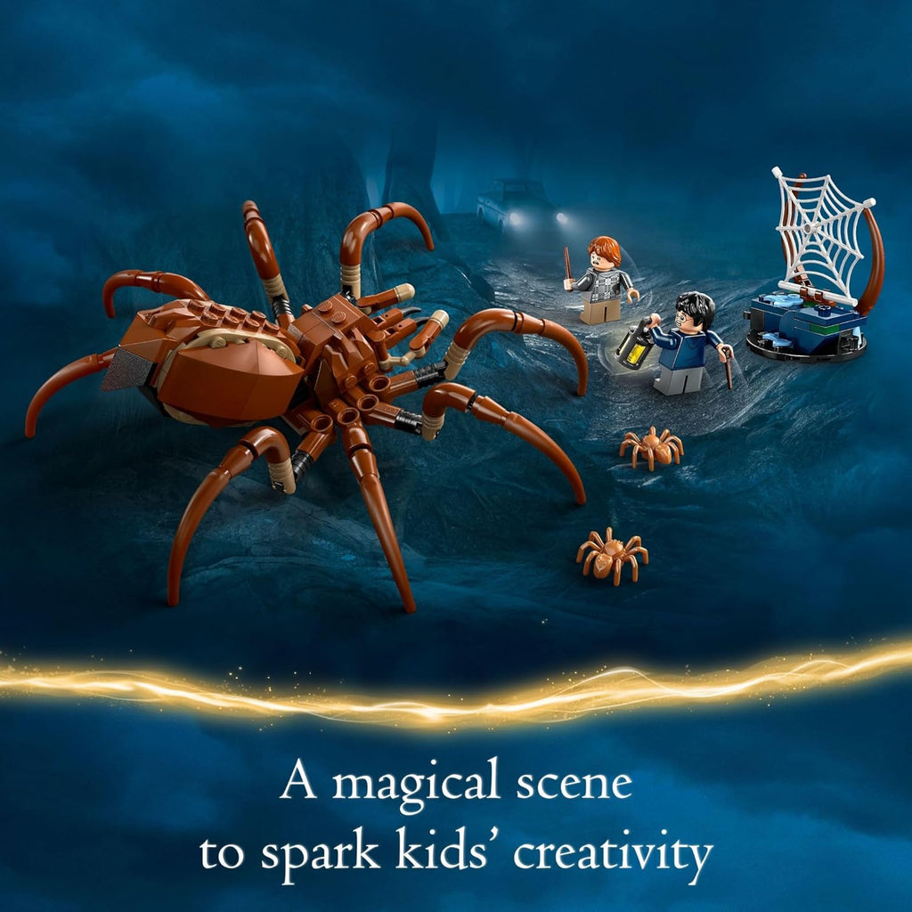 LEGO Harry Potter Aragog in The Forbidden Forest Spider Toy Playset with 2 Minifigures Z553