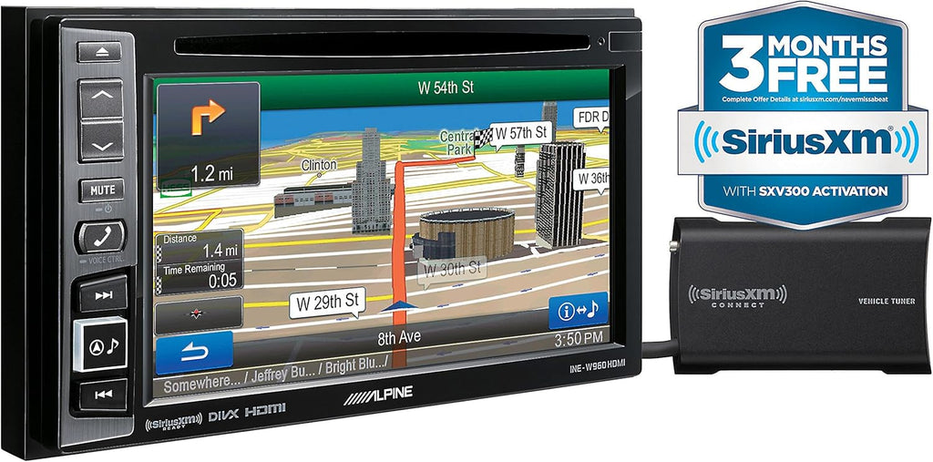 Audio Video Nav System with Sirius XM tuner C1304
