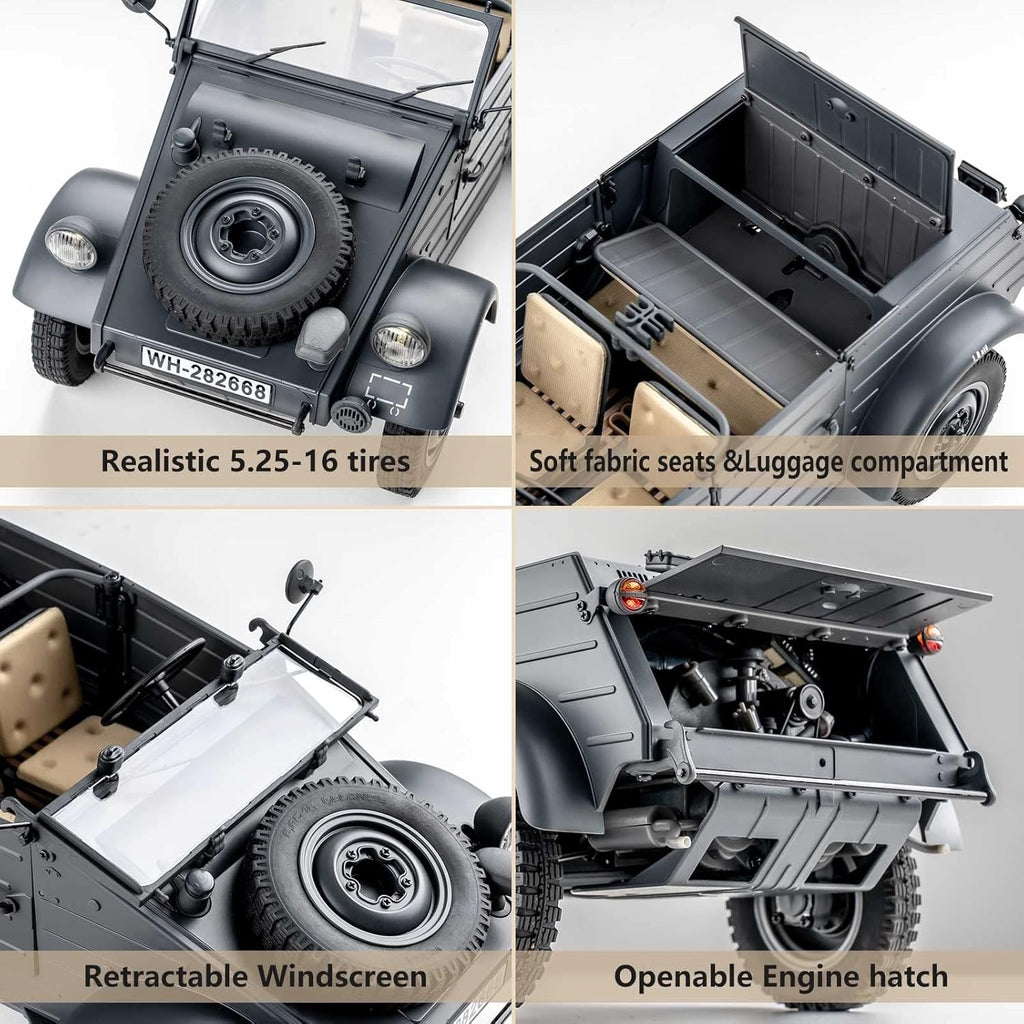 1/12 Kubelwagen Type 82 RC Rock Crawler T634