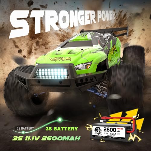 Mini 1:8 RC Car, Remote Control Truck 4X4 Waterproof 2.4GHZ Off Road with 3S Battery E5781