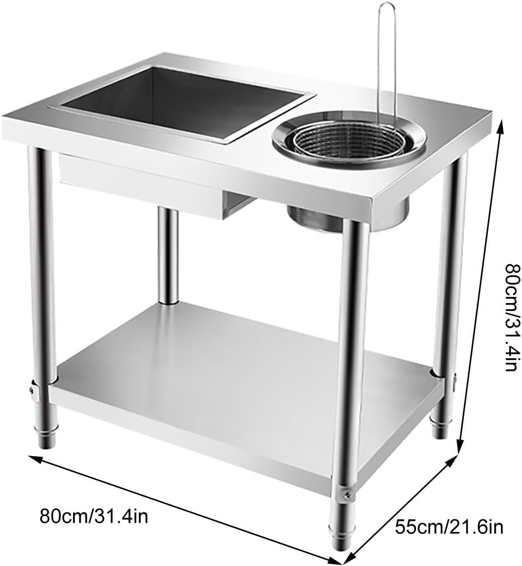 Stainless Steel Breading Table Work Table U3474