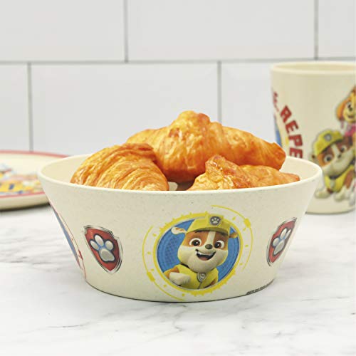 3 Piece Melamine Bamboo Kids Dinnerware Set M45216