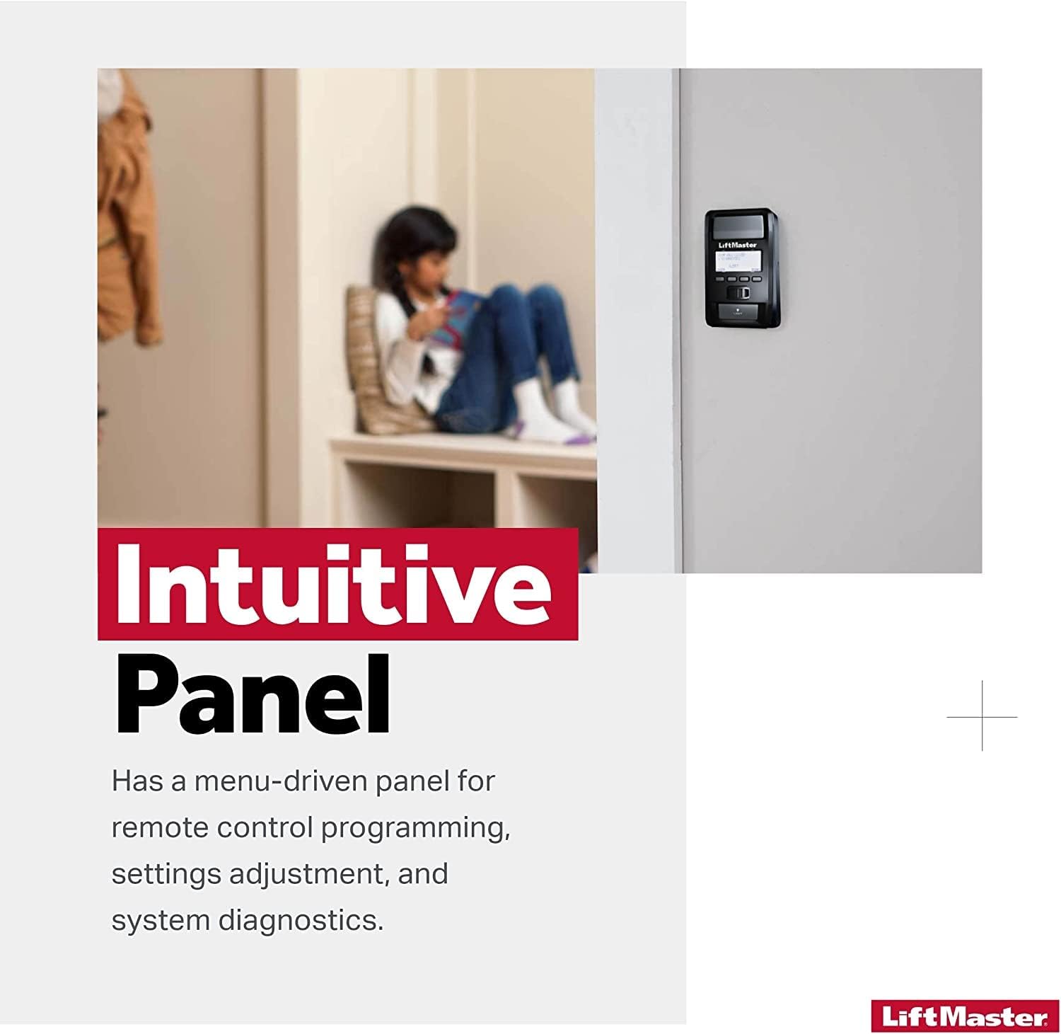Smart Control Panel Compatible with LiftMaster Garage Door Openers U805