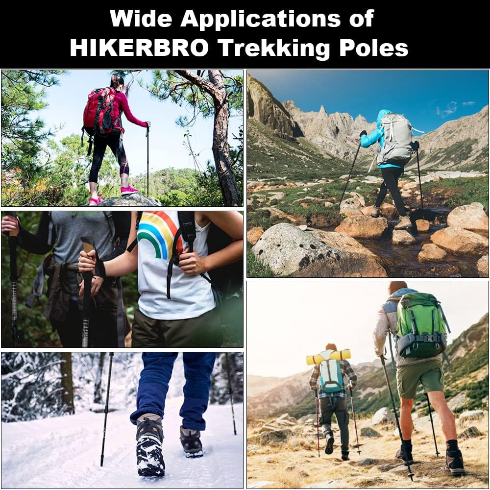 Carbon Fiber Trekking Poles with Cork Handle V30351