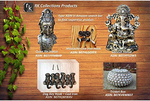 6.25" Multicolor Antique Finish Ganesh Statue P42833
