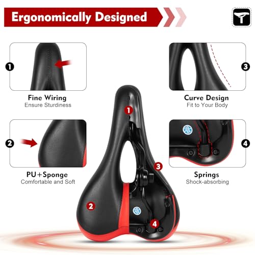 Adjustable Electric Scooter Seat 10.23 * 6.29inch Aluminum Rod K6216