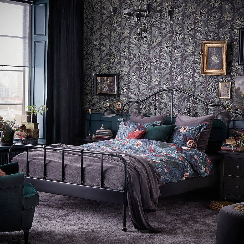 Black King Bed Frame H24231