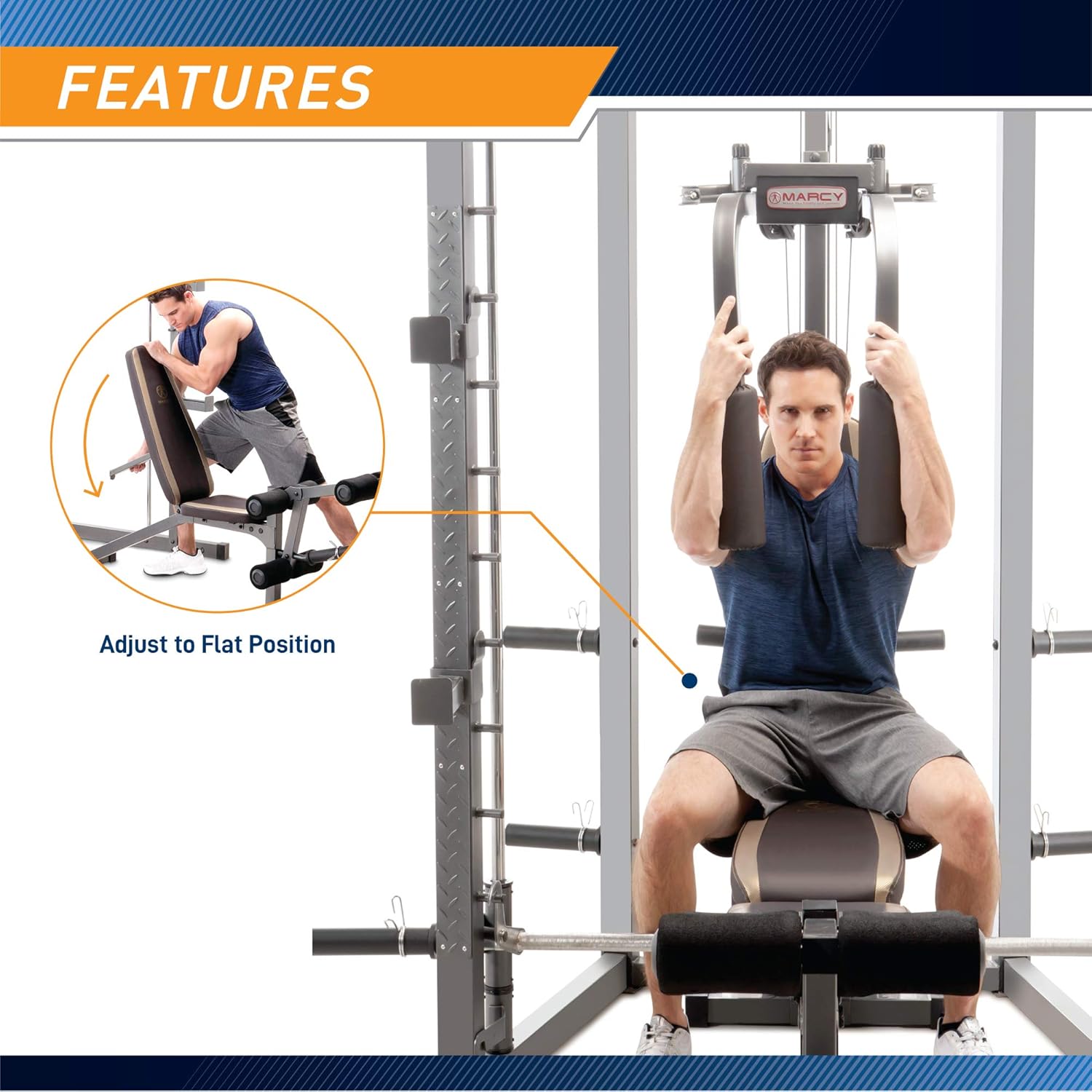 Gray/Brown Home Gym Equipment W514389
