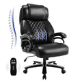 Black Ergonomic Leather High Back Office Chair J636425