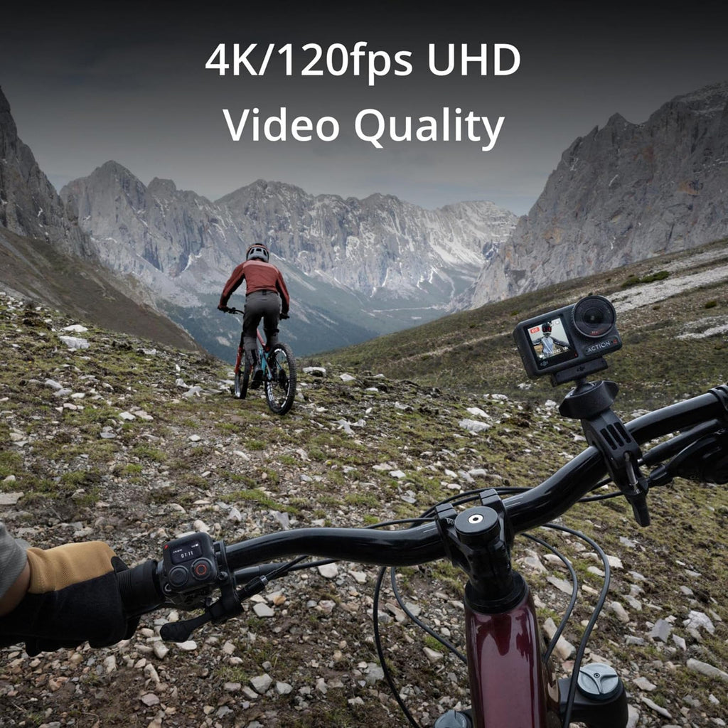 4K Waterproof Action Camera Bundle with 64GB Memory Card, Protective Case, and Accessory Kit N17491
