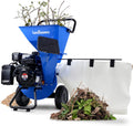 7HP 212CC Gas Wood Chipper Shredder Mulcher S326912
