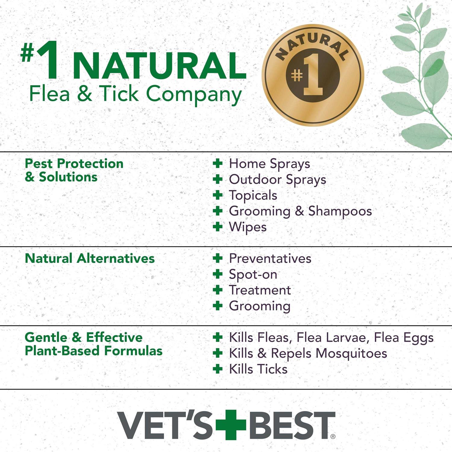 Flea & Tick Waterless Bath for Cats S58318