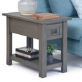 Solid Acacia Wood Narrow Side Table S1820