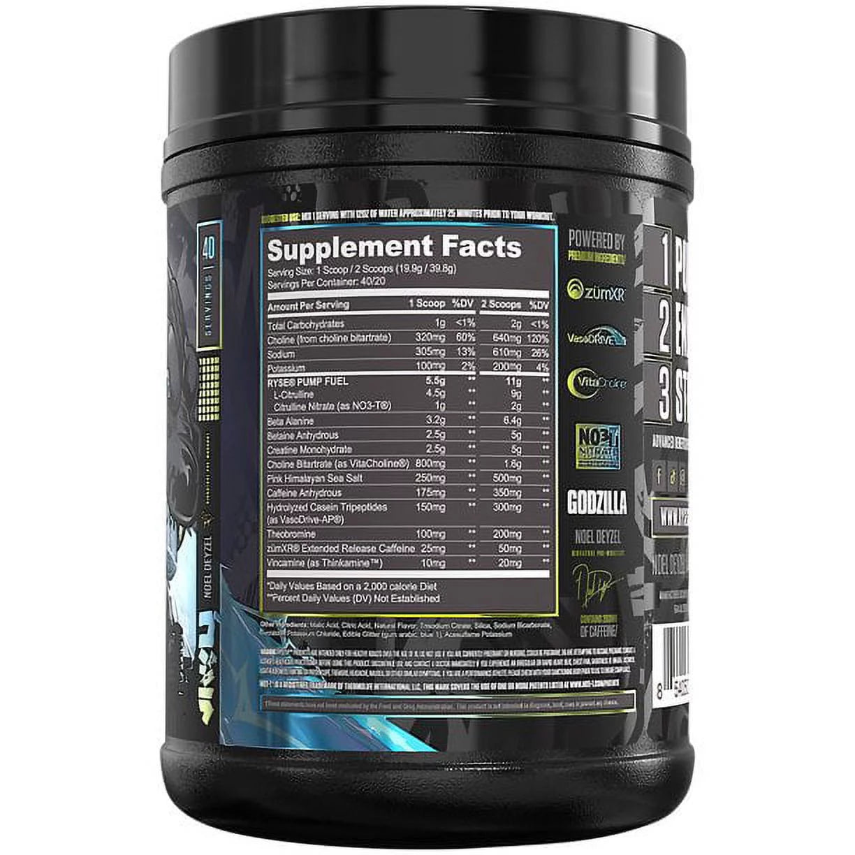Monsterberry Lime PreWorkout (1.75 lb / 20 Servings) H114