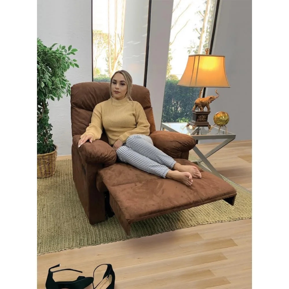 Chocolate Microfiber Recliner H191
