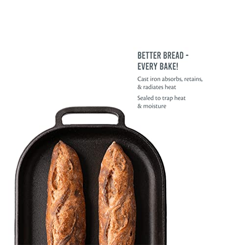 Cast Iron Bread Pan with Lid I516
