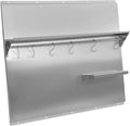 Stainless Steel Backsplash with Shelf (36x 29.5 Inch) W5774