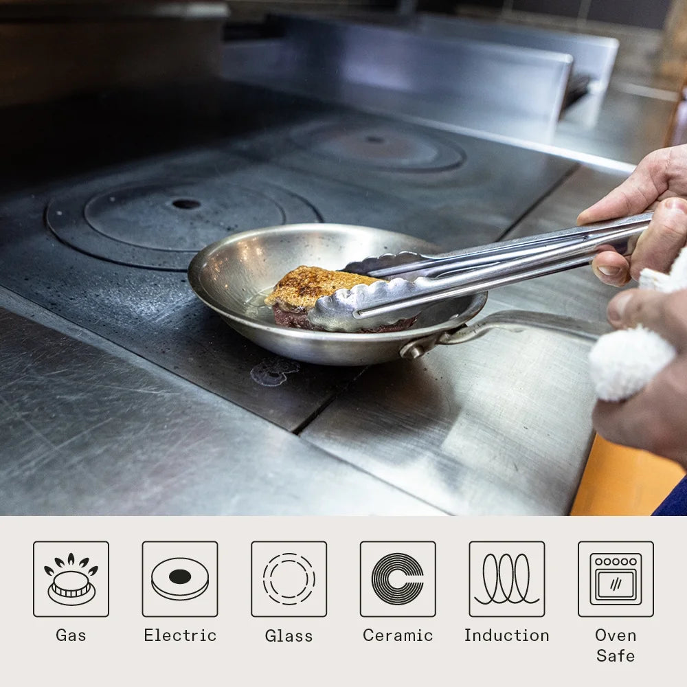 8-inch Stainless Steel Frying Pan R872