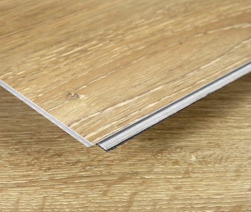 Brown or Grey 5mm Vinyl Flooring Planks, 14 Planks per Box E413261