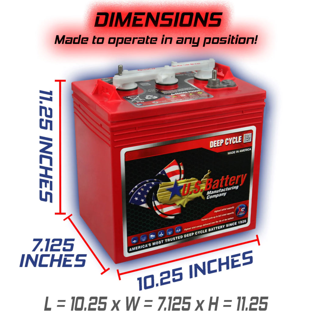 6V Deep Cycle Batteries - 4 Pack J6972