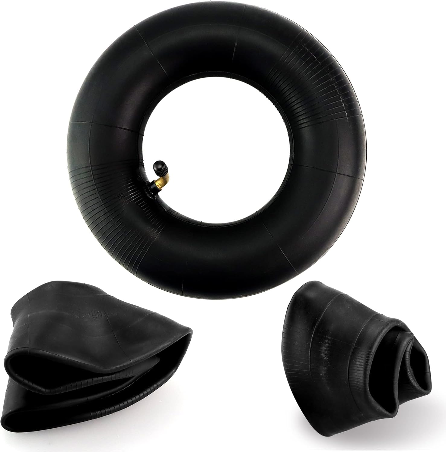 2 Pack Heavy Duty Replacement Inner Tubes with TR-13 Straight Metal Air Valve Stem A722062