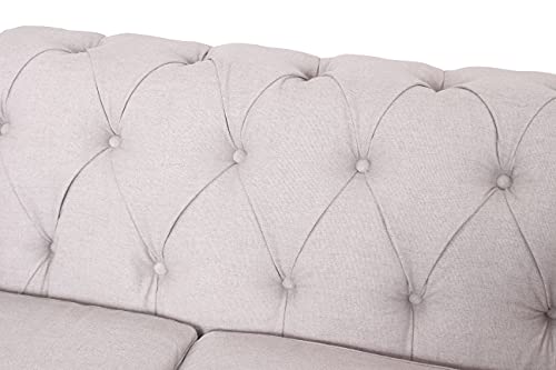 Modern Fabric Tufted Sofa W402